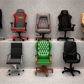 现代 办公椅  椅子旋转椅老板椅游戏椅子组合