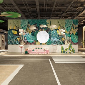 现代 商场 商场店铺