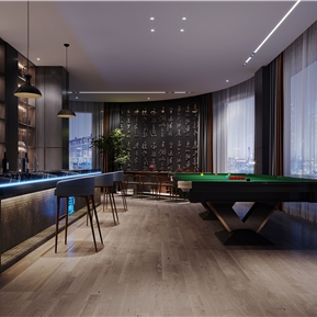 现代 酒吧 私人区域