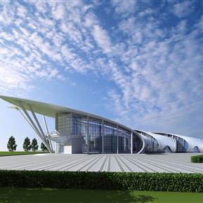 现代 建筑 场馆