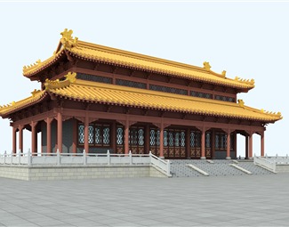 中式 古建 明代古建纪念馆