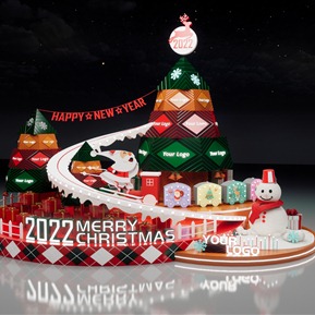 现代 美陈 圣诞美陈