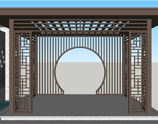 【涼棚su模型】_涼棚su模型免費下載_3d溜溜網