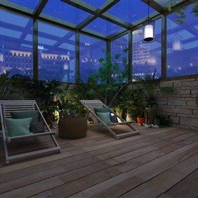 现代 阳光房 阳光房版