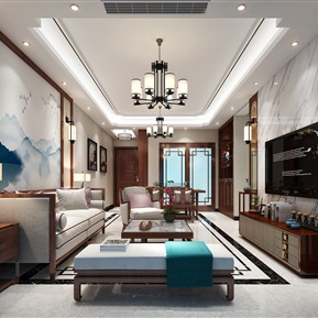 新中式 客厅 简中客厅