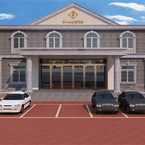 简欧 门头 建筑