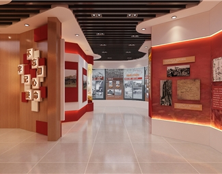 现代 展厅 党建展厅