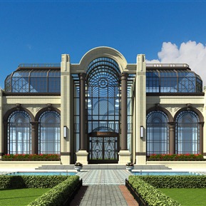 欧式 独栋别墅 私家别墅会所豪宅