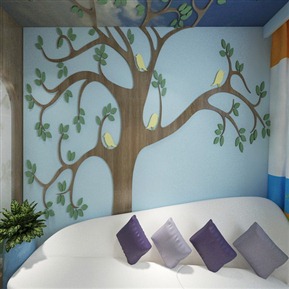 现代 幼儿园 留守儿童谈心室