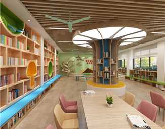 现代 阅览室 小学阅览室