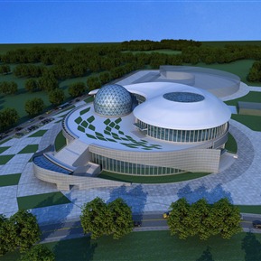 现代 建筑 场馆文化馆