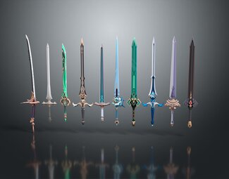 现代 剑 古剑 游戏剑 魔法剑 魔剑