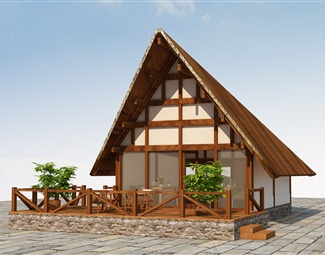 现代传统木建筑