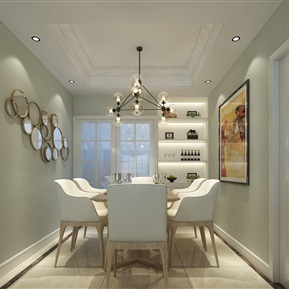 现代 餐厅 客餐厅