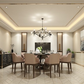 现代 包间 餐厅包房