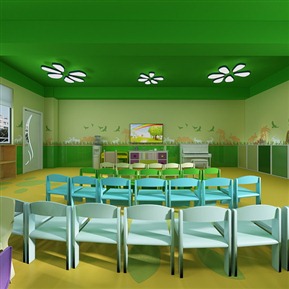 现代 幼儿园 清沐幼儿园 绿色主题教室