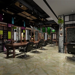 工业LOFT 理发店 理发店发廊