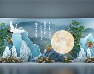 新中式国潮打卡墙