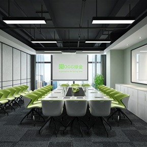 现代 会议室 会议桌椅