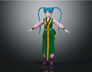 现代虚拟美女