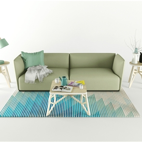 现代 双人沙发 沙发组合