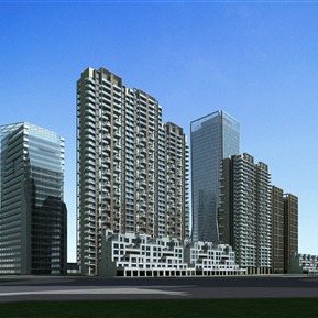 现代 办公楼 高档商业办公楼