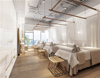 北欧 spa 美容间
