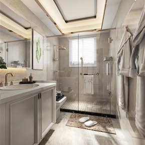 现代 卫生间 主人房卫生间