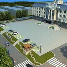 欧式 医院建筑 医院