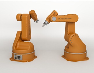 现代工业机械手臂