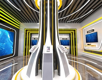 现代展示大厅
