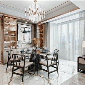 新中式 餐厅 餐厅门厅