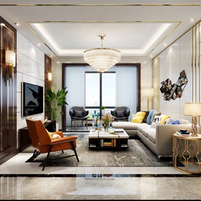 轻奢 客厅
