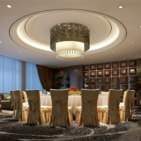 现代 包间 餐饮大包厢