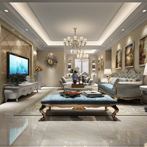 欧式 客厅