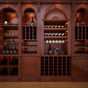 欧式 酒柜