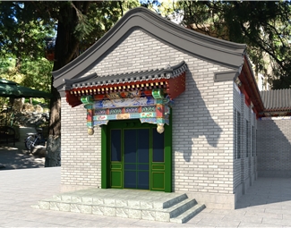 中式垂花门