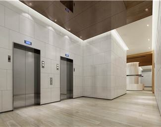 现代垂直升降电梯