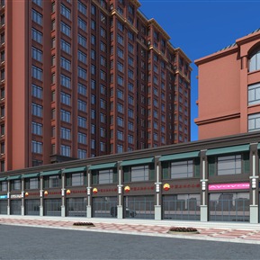 欧式 办公楼 商业沿街