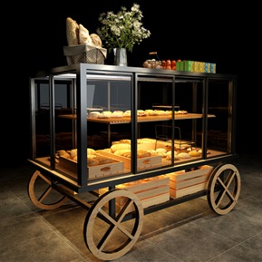 工业LOFT 货柜 车型中岛柜