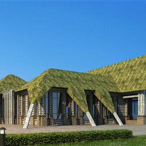 现代 服务区 旅游区会所接待中心