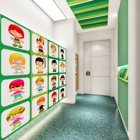 现代 幼儿园大厅