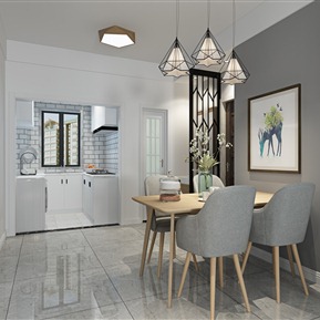 北欧 餐厅 客餐厅 卧室