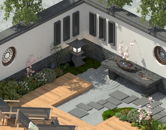 中式庭院装修效果图