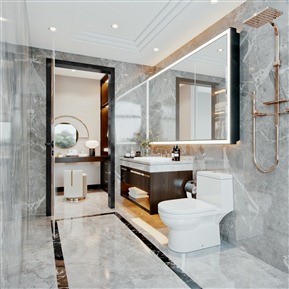 轻奢 卫生间 卫生间浴室
