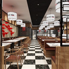 新中式 餐厅 烤鱼店