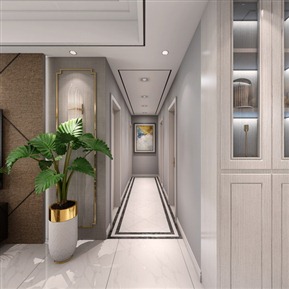 现代 客餐厅 全景