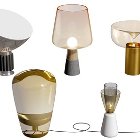 轻奢 台灯 玻璃台灯