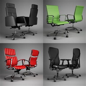 现代 办公椅 办公椅子 转椅 老板椅组合