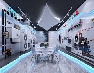 现代 专卖店 空调店面